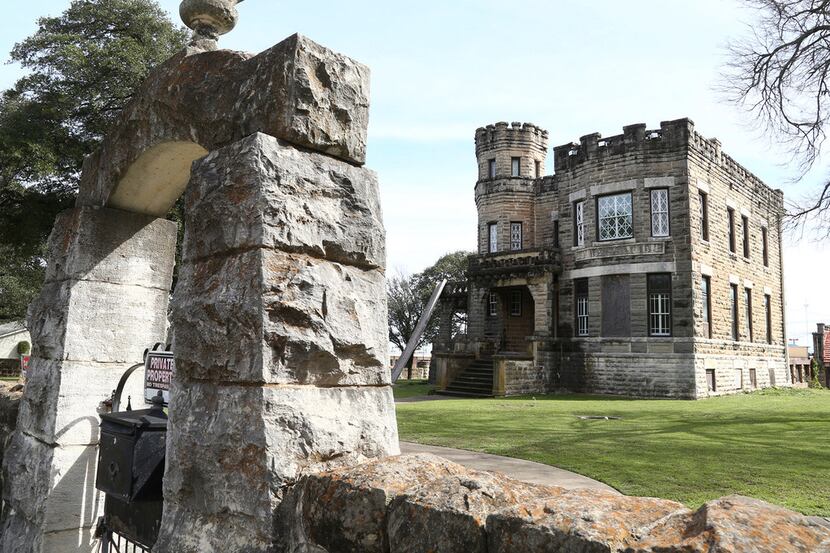 This Feb. 13 photo shows a castle in Waco that TV couple Chip and Joanna Gaines have bought....