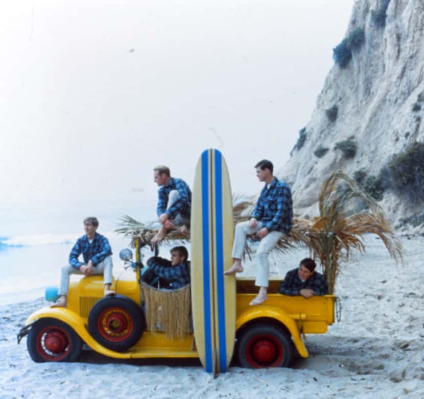 Undated photos of the Beach Boys.