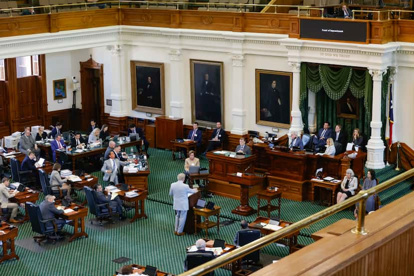 Witness Jeff Mateer, former First Assistant Attorney General of Texas, is questioned by...