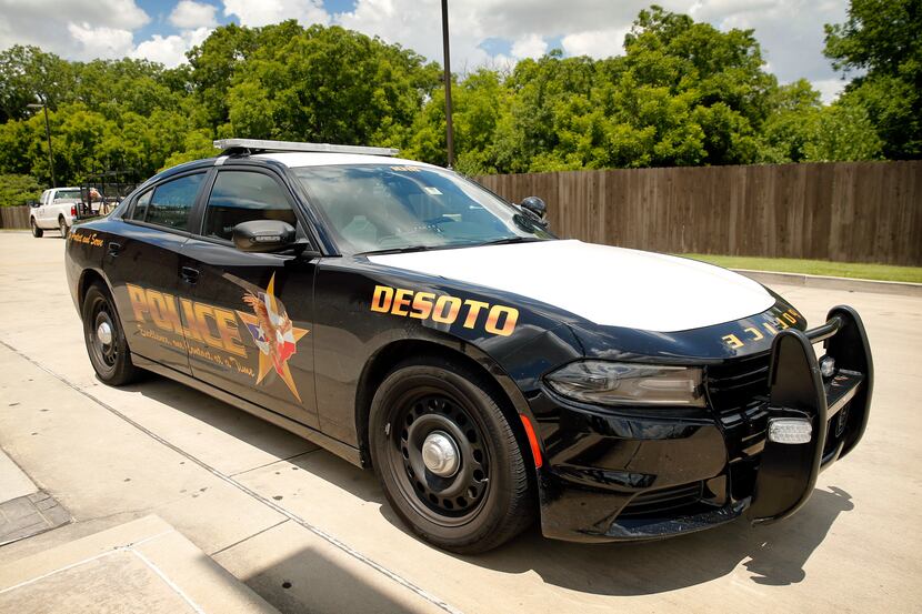 A DeSoto, Texas police car is pictured in this file photo.