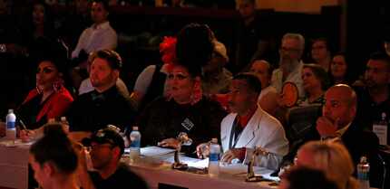 Some of the judges at Miss Gay Texas America came dressed as their own drag personas.