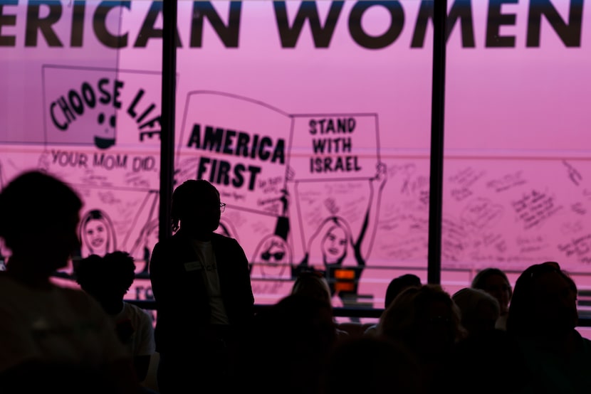 Members of Concerned Women for America, listen to Penny Nance, President and CEO of the...