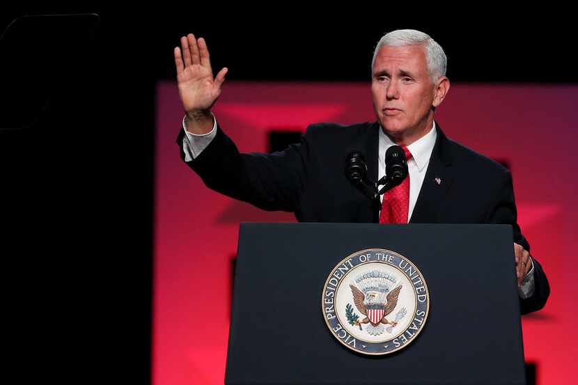 Vice President Mike Pence will campaign in Dallas next week.