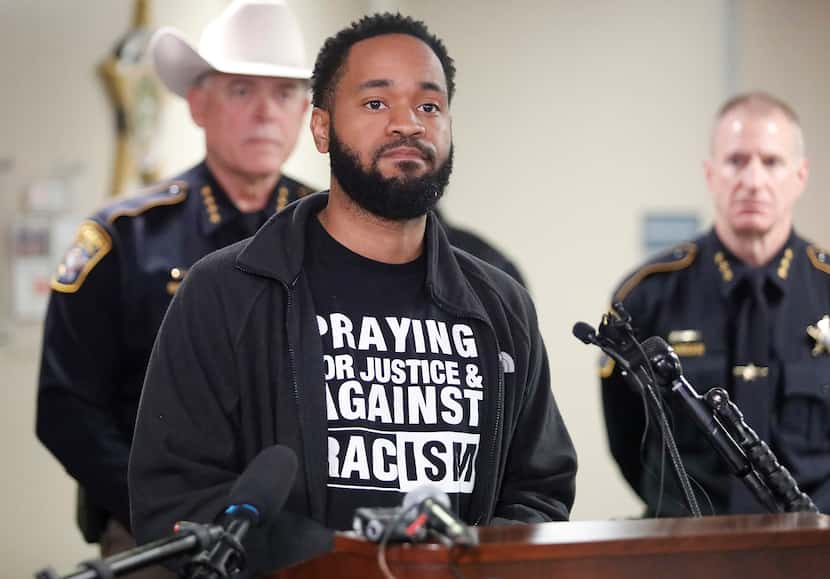 At the sheriff's news conference, One Community Church Pastor Xavier Maryland said church...