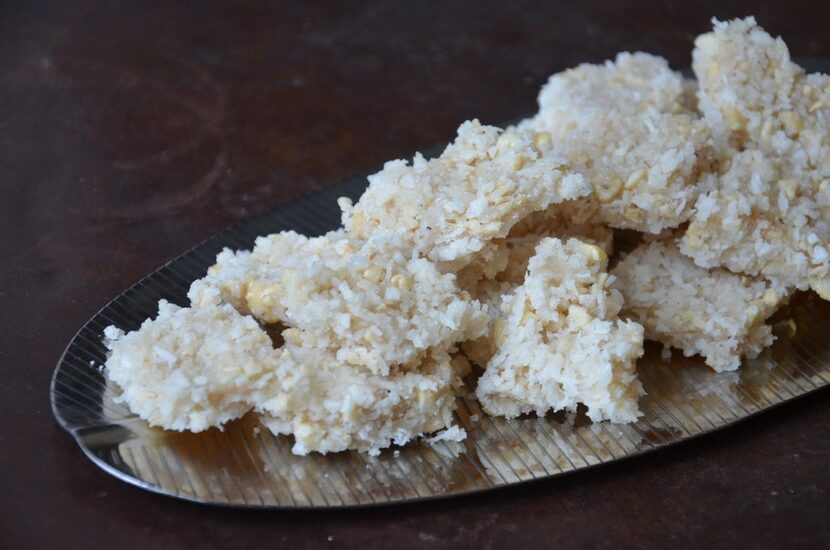 Coconut Burfi snack for Ganesha Festival 