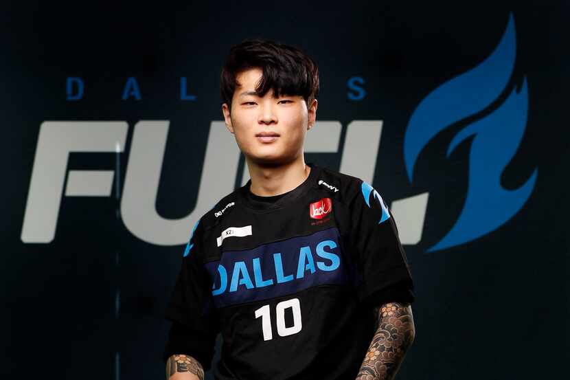 Dallas Fuel Overwatch League player Gihyo ‘XZI’ Jung poses for a photo at Envy Gaming...