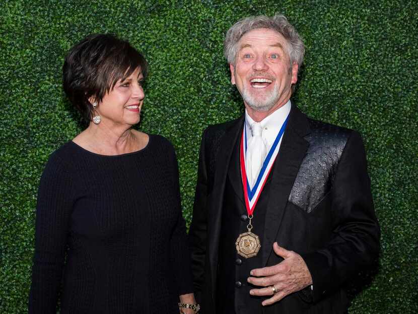 
Musician Larry Gatlin and his wife Janis Ross. 
