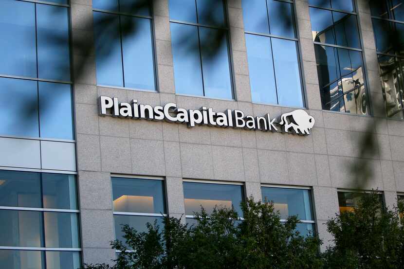 The PlainsCapital Building on Victory Avenue in Dallas, TX on September 30, 2011. 