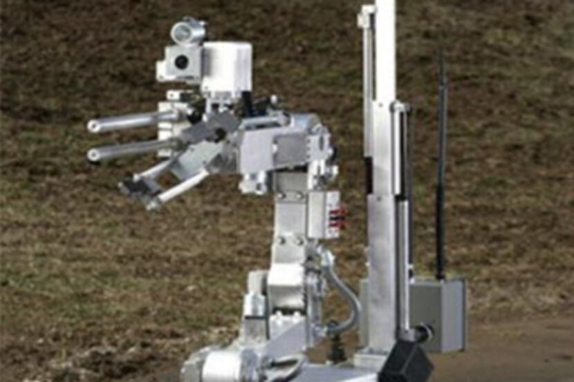 The Remotec Andros F6A is a newer model of the robot used by Dallas police to detonate a...