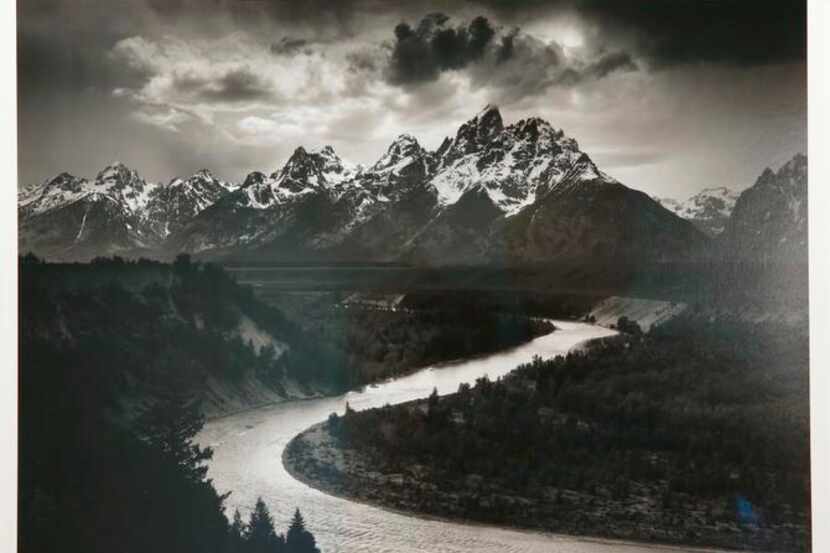 
Ansel Adams’ Tetons and Snake River is part of the exhibit at the Arlington Museum of Art.
