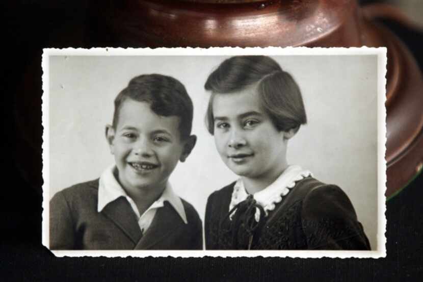 Bert Romberg and his sister Magie Furst escaped Nazi Germany with their mother on the...
