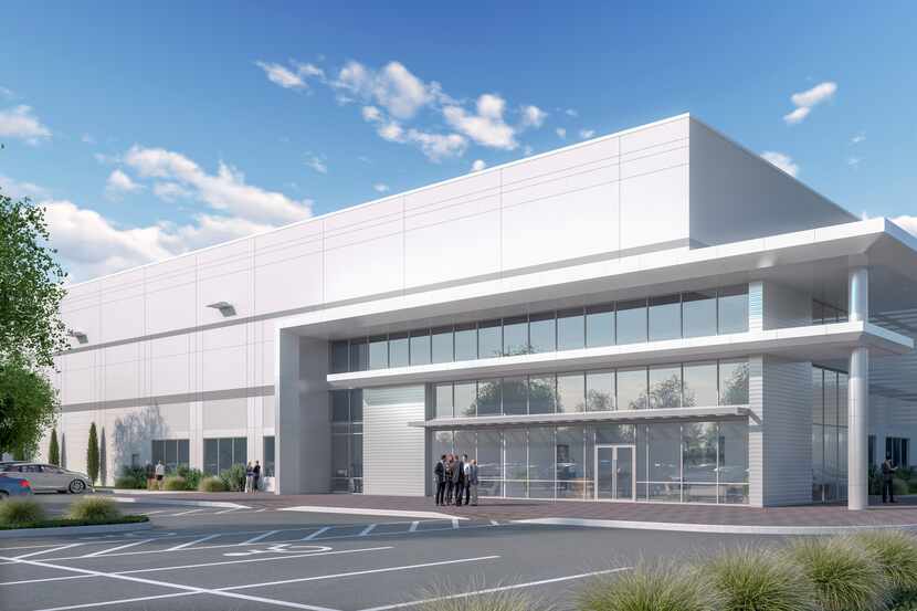 This building in the Alliance Westport business park is one of three new warehouses starting...