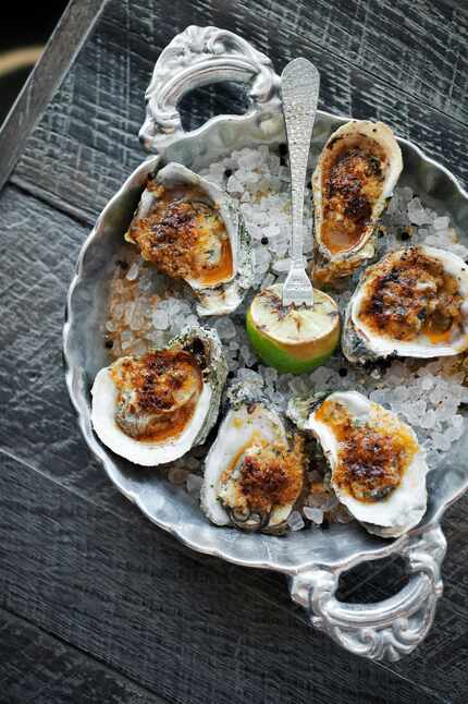 Wood-roasted oysters will be available at the event.