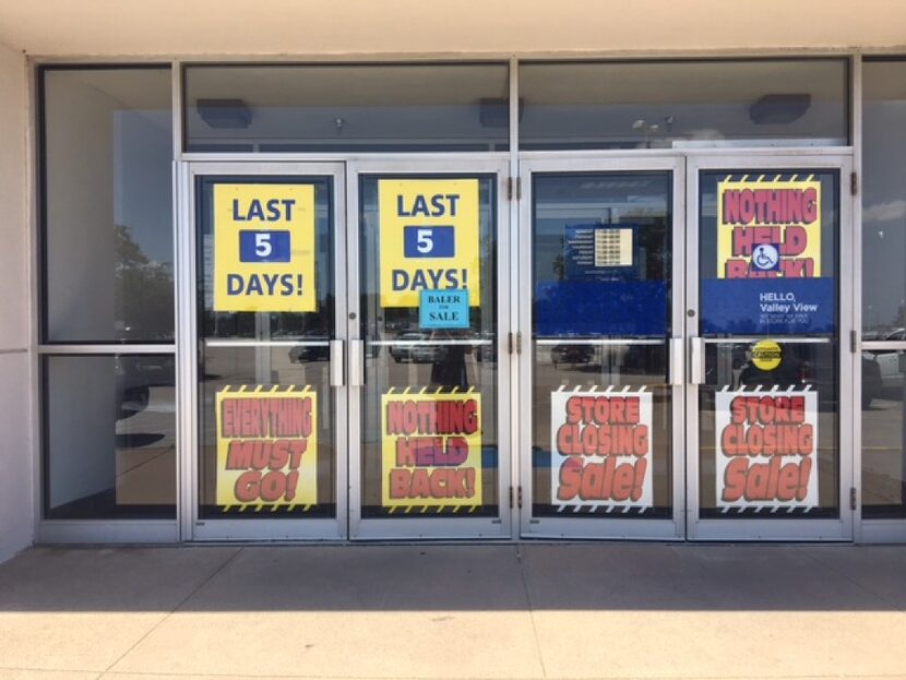 Final days of Sears, the last remaining anchor at Valley View Mall, July 12.