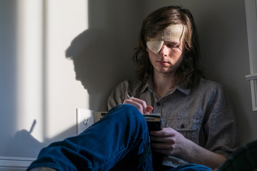 Chandler Riggs as Carl Grimes in 'The Walking Dead.'