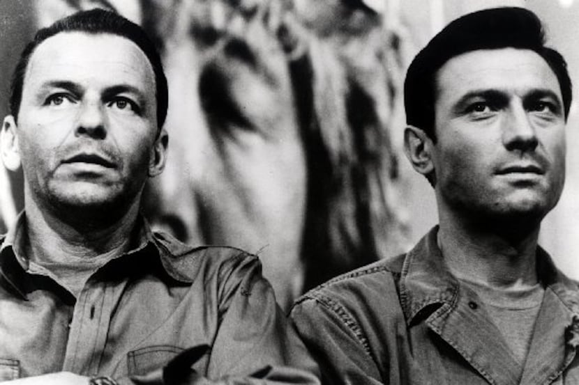 Frank Sinatra and Laurence Harvey in 'The Manchurian Candidate'