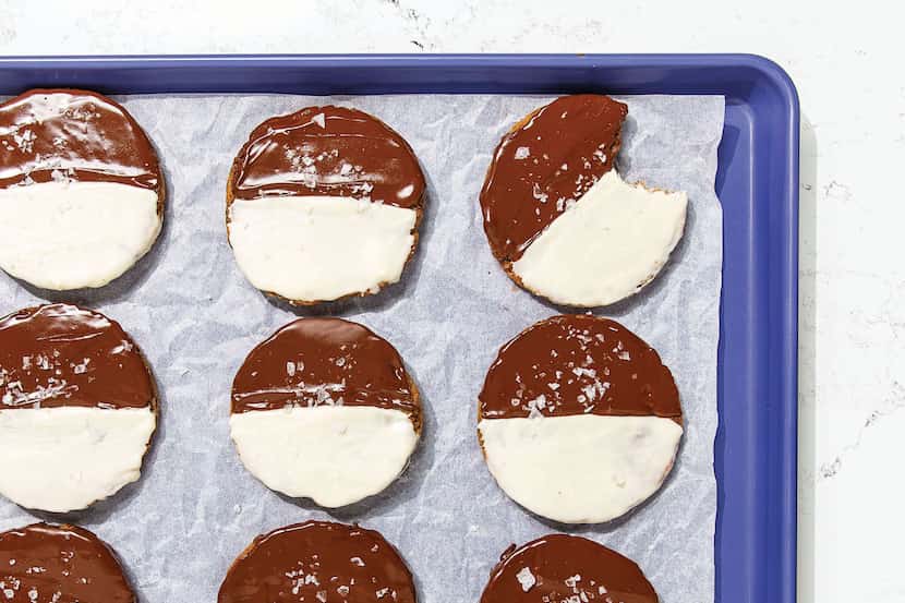 Black and white cookies in 'Jew-Ish: a Cookbook' by Jake Cohen