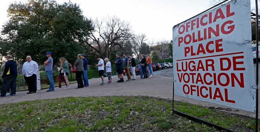  Early voting for the May 7 local elections starts Monday. (Jae S. Lee/The Dallas Morning News)