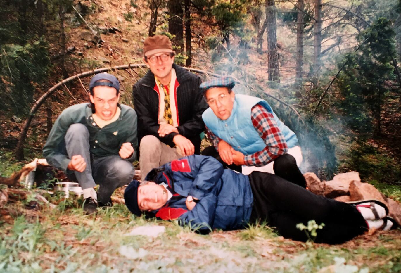 Beto, left, in undated photo while on camping trip, probably in Gila Wilderness in New...