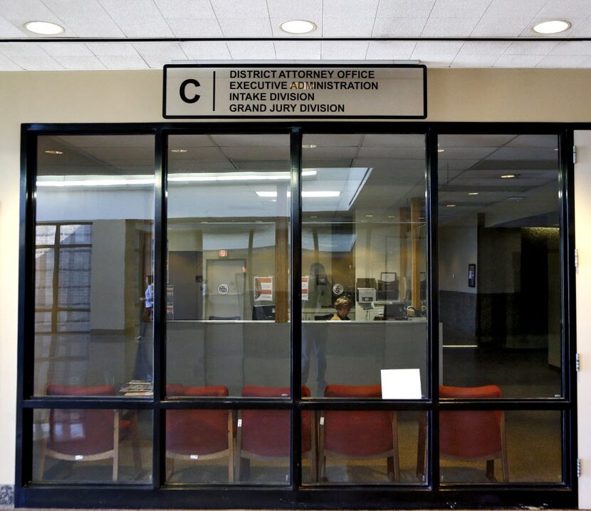 The Dallas County District Attorney officy at the Frank Crowley Courts Building in Dallas. ...