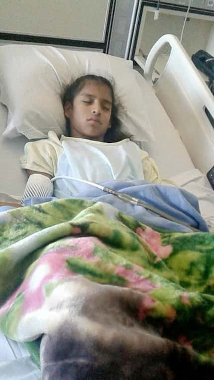 An undated photo provided by her family shows Rosamaria Hernandez, a 10-year-old...