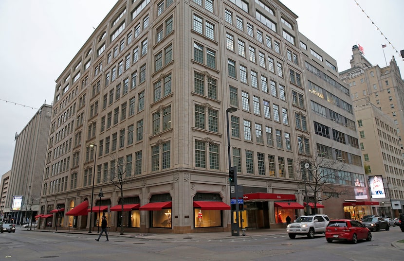 Exterior shot of the Neiman Marcus in downtown Dallas.