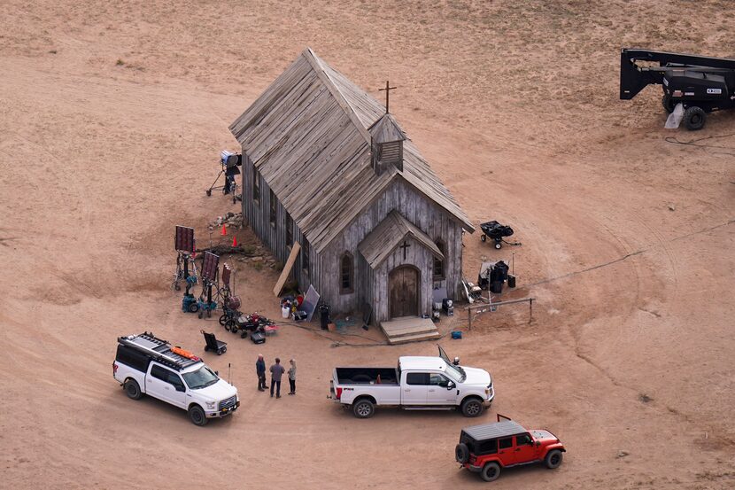 ARCHIVO – En esta fotografía aérea, una parte del rancho Bonanza Creek Ranch que se emplea...