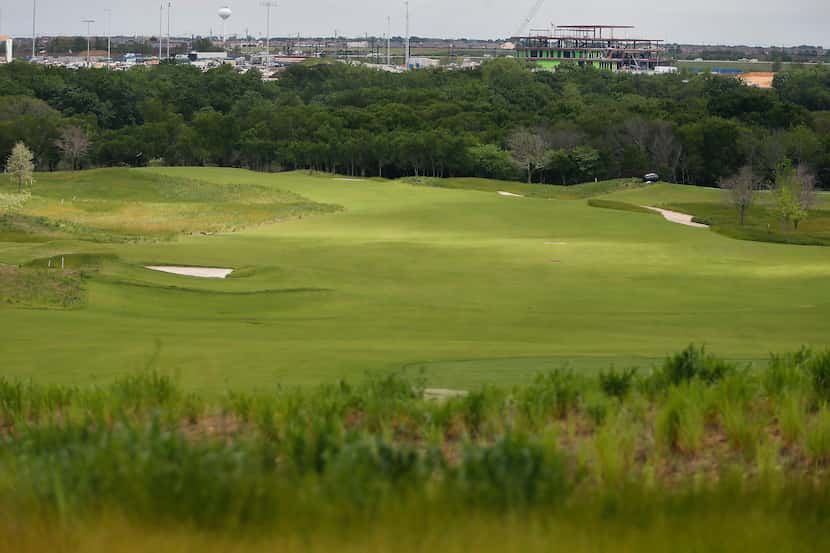 The fiarway on the fifth hole of the west course at the Omni PGA Frisco Resort on PGA...