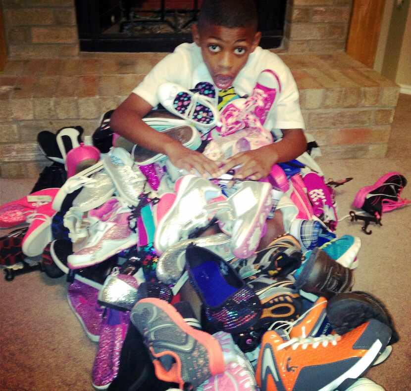 Rowlett resident Jay Fair asked friends and family to donate shoes instead of giving him...