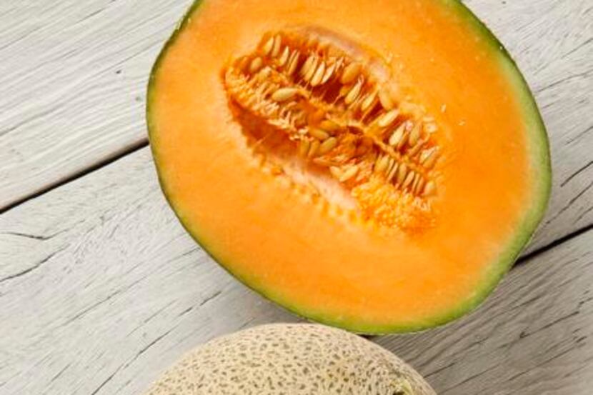 
Perfect cantaloupe has candy-sweet flavor and an almost creamy texture. 
