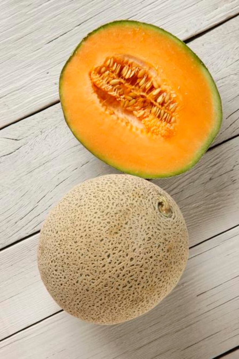 
Perfect cantaloupe has candy-sweet flavor and an almost creamy texture. 
