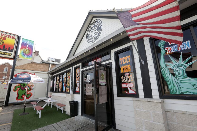 The exterior of New York Sub in Dallas