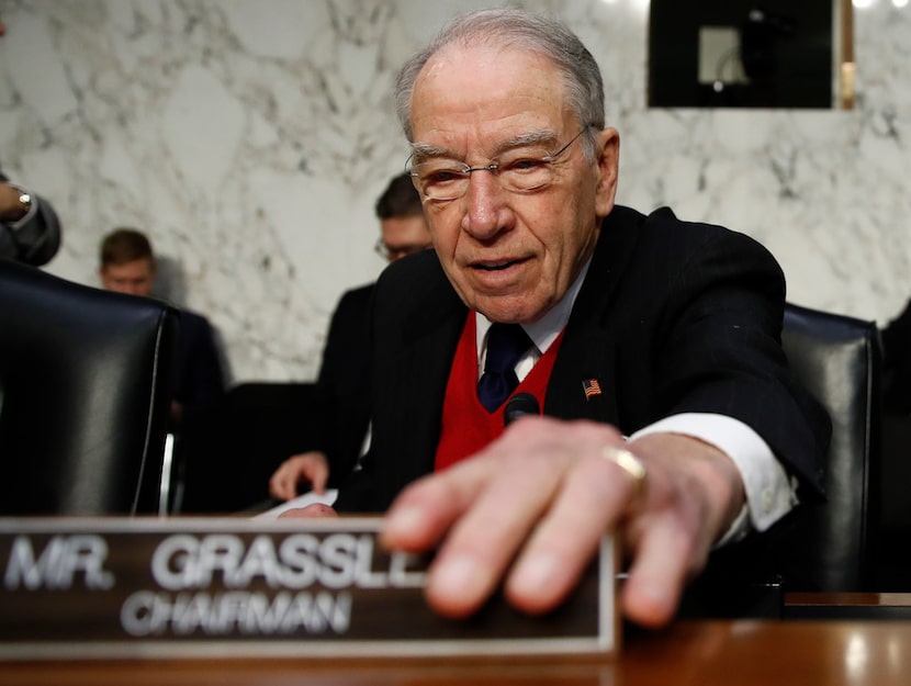 Sen. Chuck Grassley, R-Iowa, has stressed that President Donald Trump has pledged support...