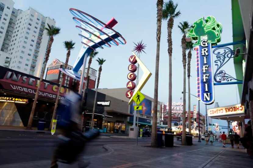 
The formerly seedy downtown Las Vegas area, including East Fremont Street, has been...