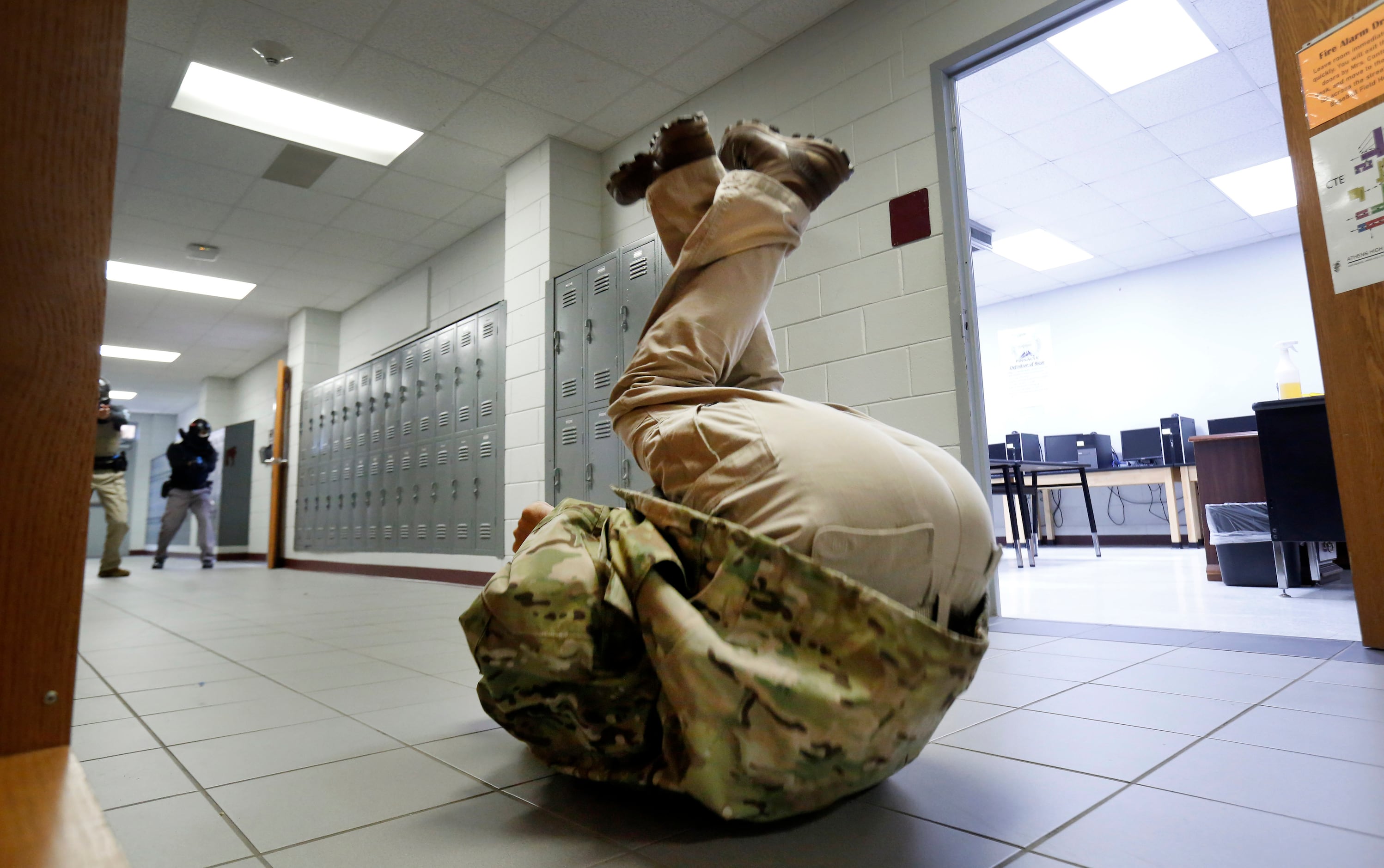 Photos: Active shooter training held at North Texas high school by