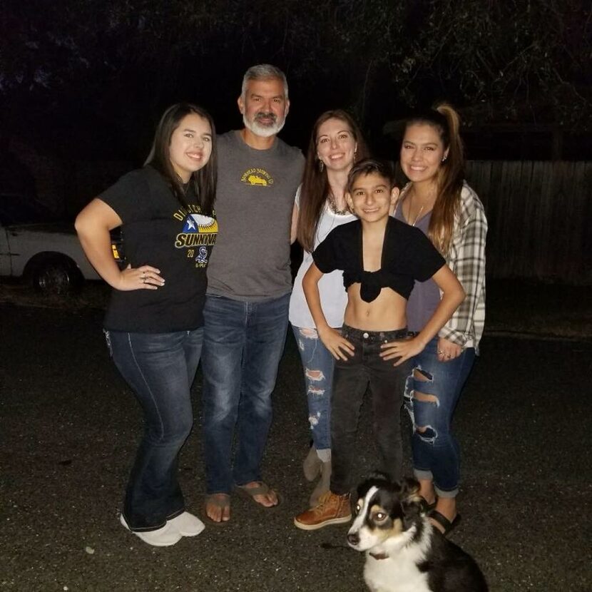 From left: Shelby Moreno, Paul Moreno, Nekoda Bouvier, James Gonzalez and Alanna Bouvier.