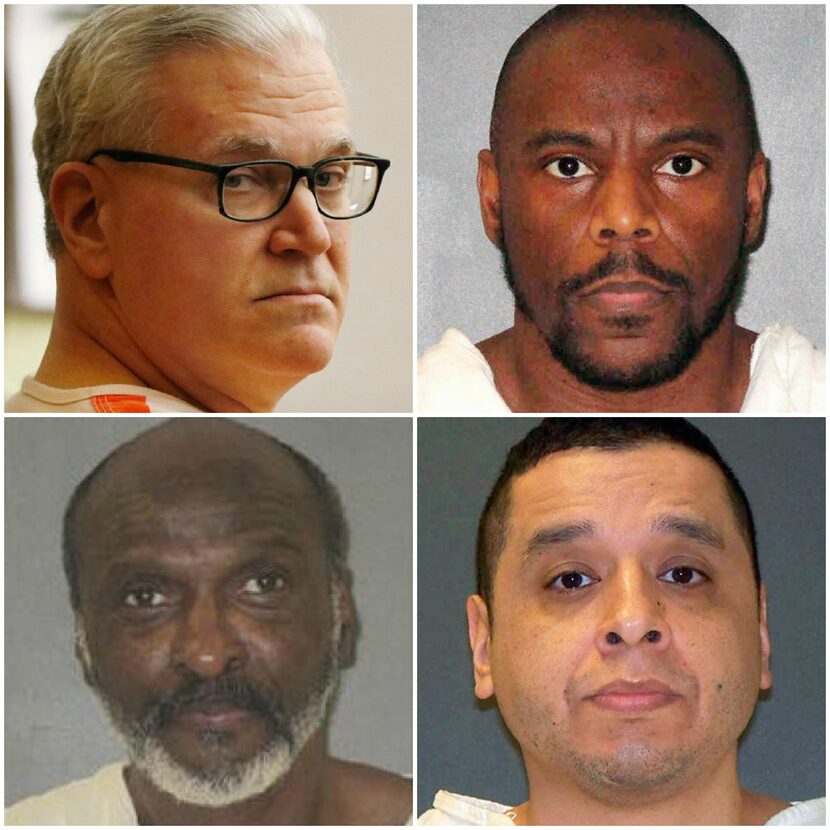 Clockwise from top left: John Battaglia, Alvin Braziel Jr., Joseph Garcia and William...