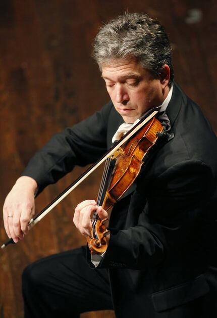 Curt Thompson played the violin with the Mimir Chamber Music Festival Concert at PepsiCo...