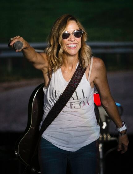 Sheryl Crow performed during the Outlaw Music Festival as an opener to Willie Nelson at...