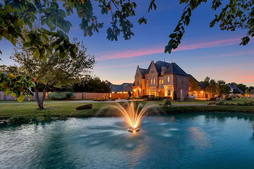 Bidding for the 7,216-square-foot estate at 2404 Glade Road in Colleyville will be held Nov....