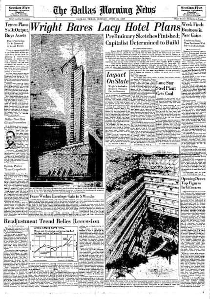 The lead article on the June 22, 1947, front page of The Dallas Morning News was about the...