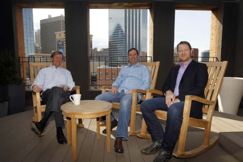 Ambit Energy founders Jere Thompson Jr. (left), Chris Chambless and John Burke knew they...