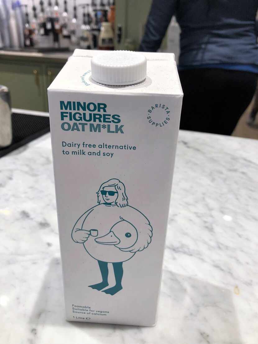 Royal Blue Grocery in downtown Dallas uses Minor Figures oat milk.