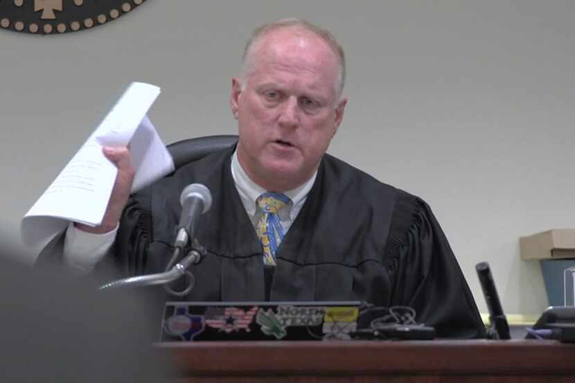 Tarrant County Judge David Hagerman was recused from overseeing the murder trial for Aaron...