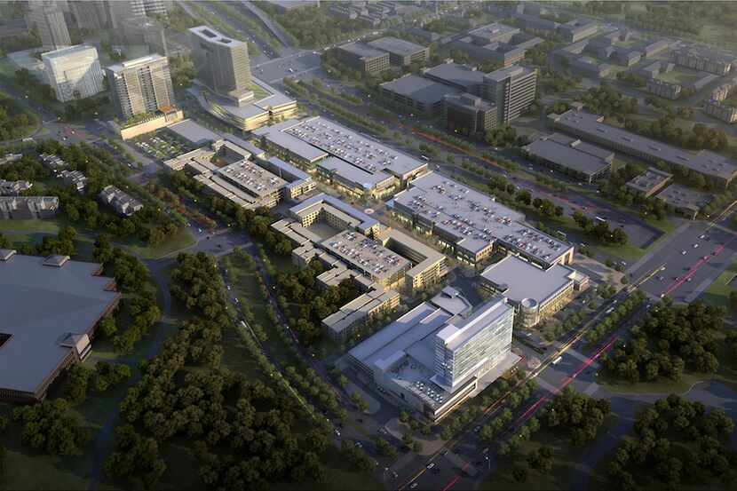  The $2 billion Legacy West mixed-use development in Plano is one of the sites J.P. Morgan...