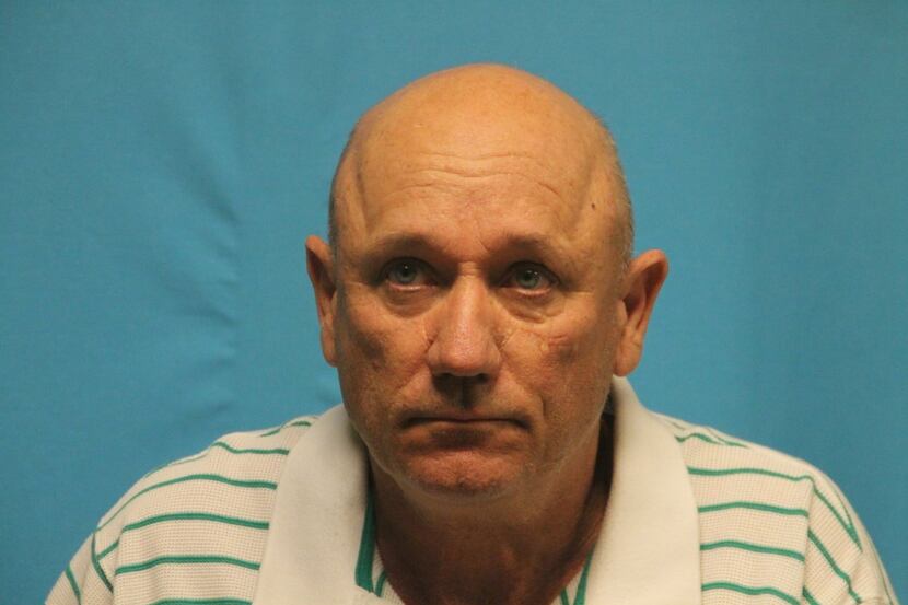 Walter Brown, 59, turned himself in after stealing campaign signs around Keller. 