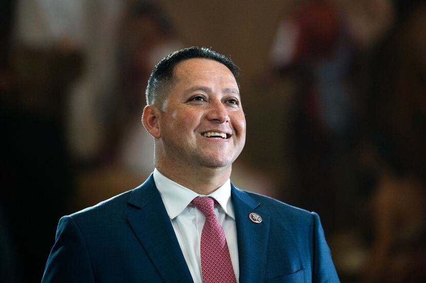 FILE - Rep. Tony Gonzales, R-Texas. Gonzales was censured Saturday, March 4, 2023, in a rare...