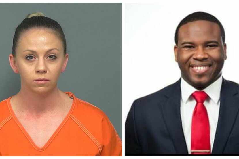 Amber Guyger and Botham Jean