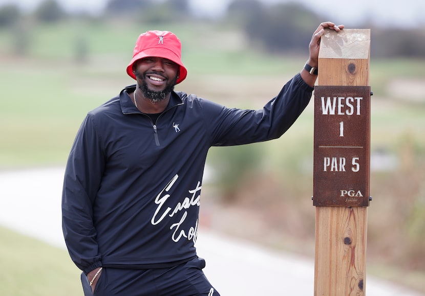 Olajuwon Ajanaku, founder and creative director of Eastside Golf, poses for a photo during...