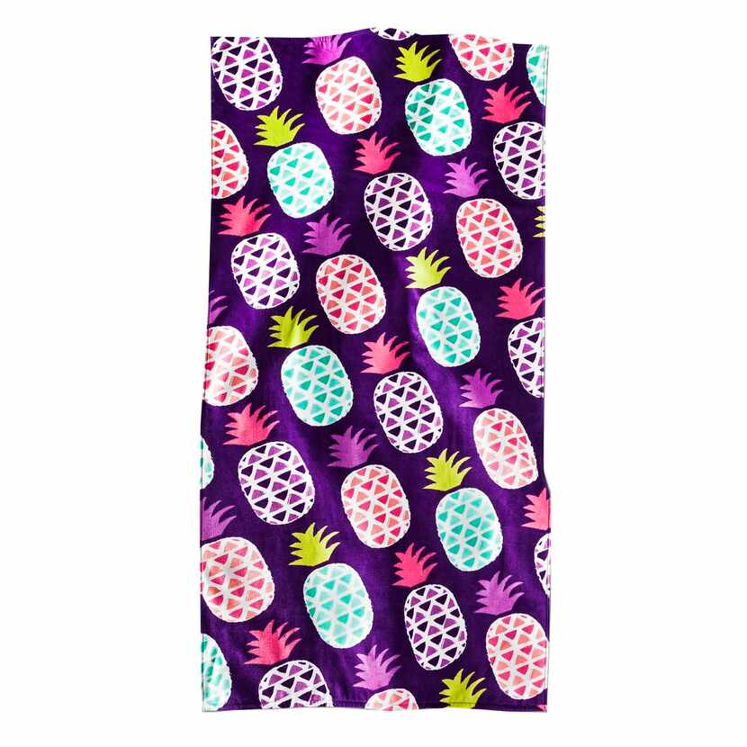 Towel off: Purple pineapples, $19.98 at Target